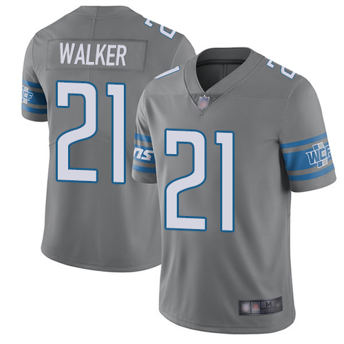 Detroit Lions Limited Steel Men Tracy Walker Jersey NFL Football #21 Rush Vapor Untouchable